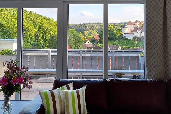 Ferienwohnung für 5 Personen, mit Balkon und Garten in Aufseß