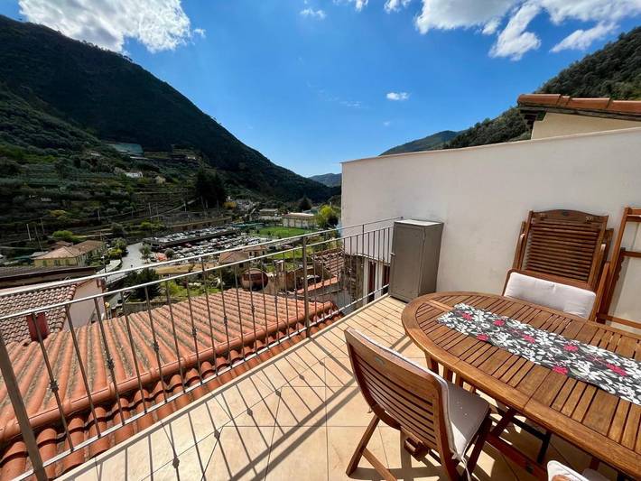 Ferienwohnung für 4 Personen, mit Terrasse und Ausblick