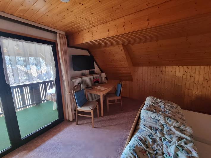 Room 'Doppelzimmer 3' with Mountain View, Balcony and Wi-Fi in Todtnau, Southern Black Forest