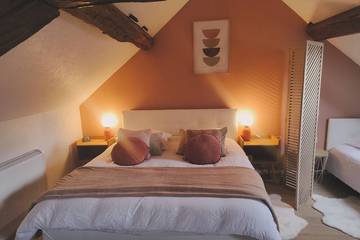 Gîte pour 4 personnes, avec jardin et terrasse, animaux acceptés à Tanlay