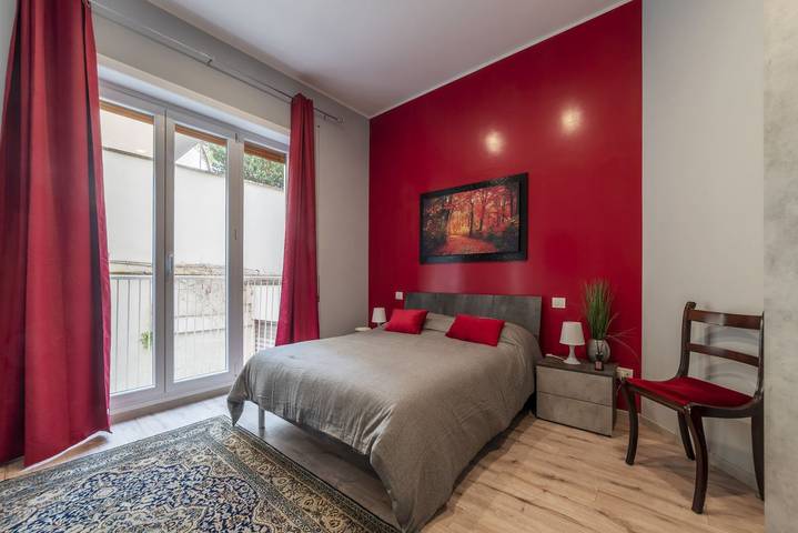 Appartement entier, Appartement de vacances pour 2 personnes avec balcon/terrasse in Rome, Province de Rome
