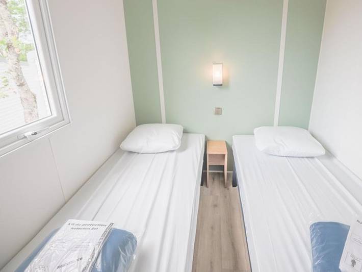 Camping la Ferme - Mobilheim 4 personen - Komfort + 2 Schlafzimmer in Saint-Augustin, Côte de Beauté