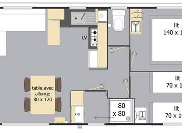 Camping voor 8 Personen in Monterblanc, Vannes en omgeving, Afbeelding 2