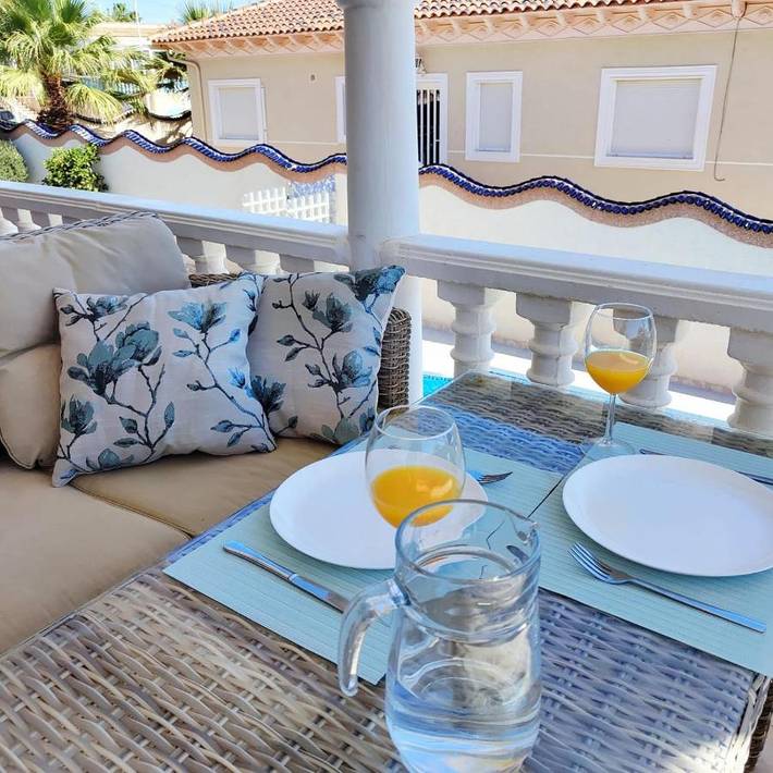 Casa rural para 12 personas, con jacuzzi además de piscina y jardín en Rojales - 4