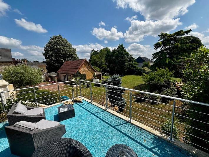 Chambre d’hôte pour 2 personnes, avec piscine ainsi que jardin et vue dans la Sarthe - 2