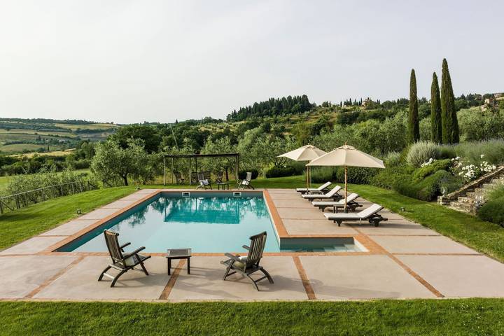 Casa vacanza per 13 persone, con Piscina a San Casciano dei Bagni
