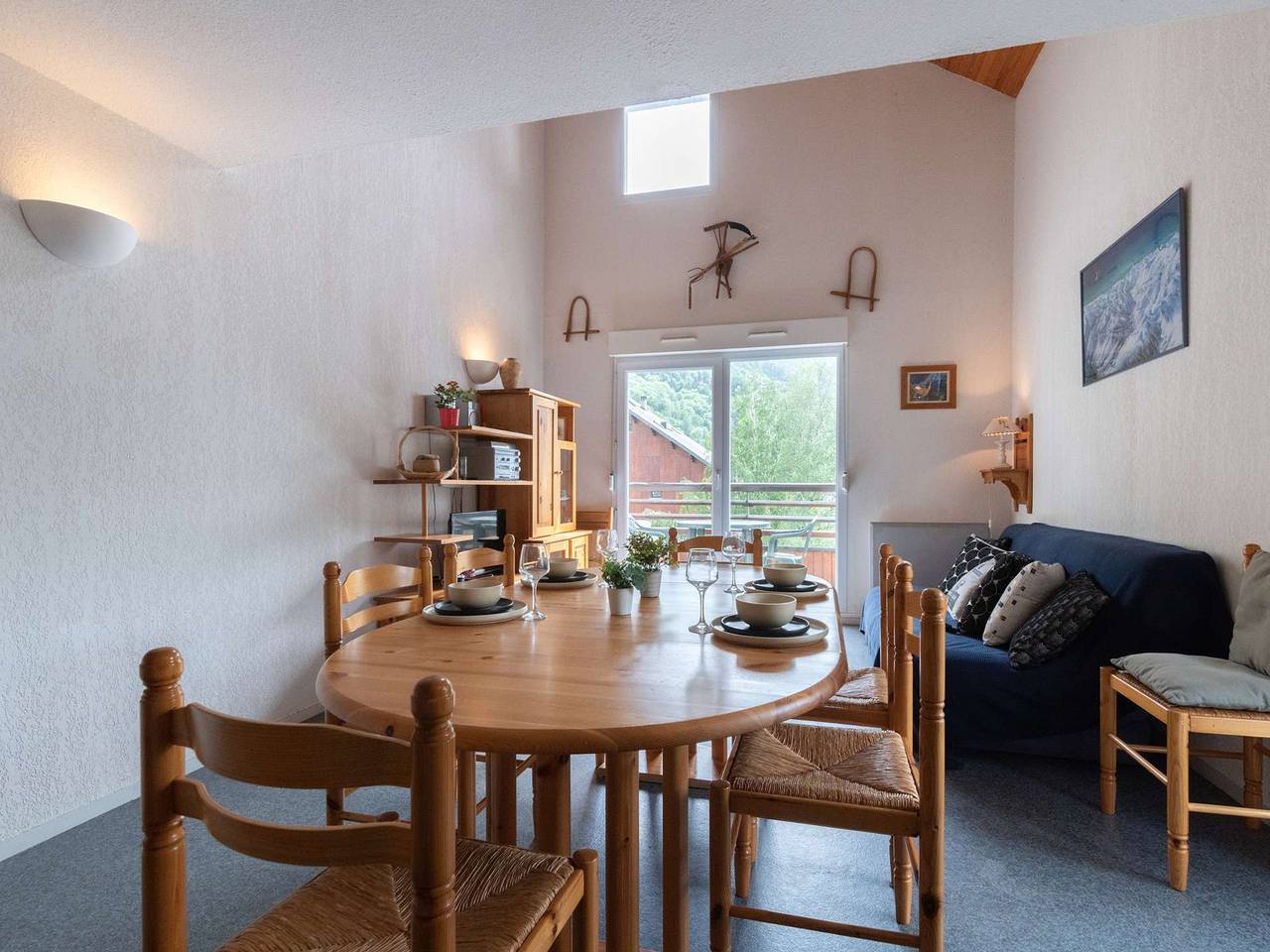 Apartamento entero, Apartamento dúplex para 8 personas, balcón, ideal para estancias en los Pirineos in Saint-Lary-Soulan, Parque nacional de los Pirineos