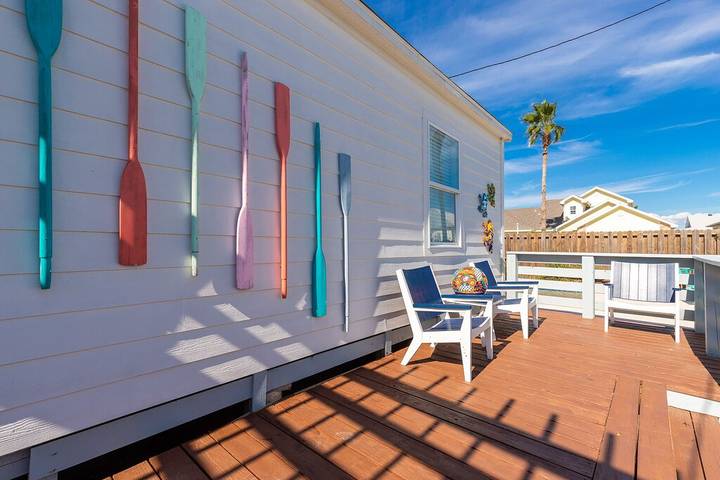 Vacation home for 5 people, with terrace and yard in Port Aransas