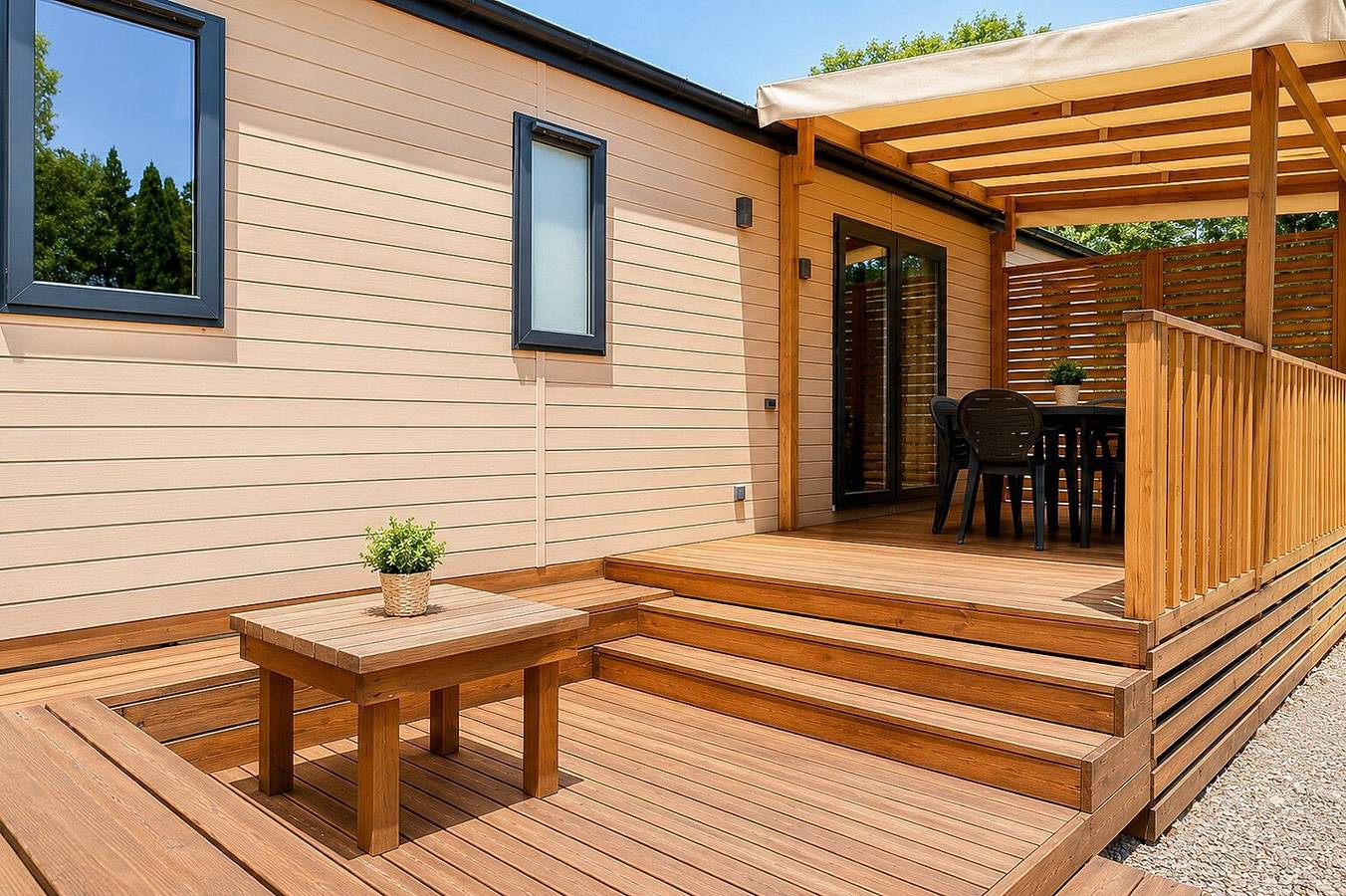 Mobil-home « 6 Personnes » avec piscine partagée, Wi-Fi et climatisation in Carry-le-Rouet, Côte méditerranéenne (France)
