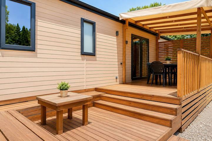 Mobil home pour 6 personnes, avec jardin et bassin pour enfant à Carry-le-Rouet - 2