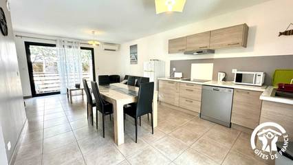 Gîte pour 5 personnes, avec terrasse, animaux acceptés à La Palme