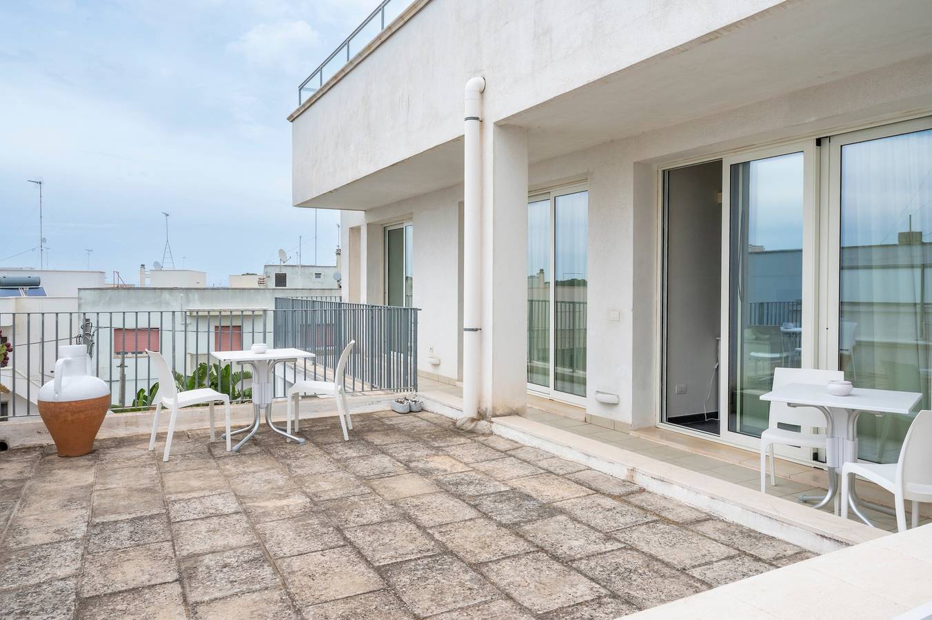 Appartement entier, Chambre 'Case Vacanze Otranto - 9' avec Terrasse partagée, Wi-Fi et Climatisation in Otranto, Région d'Otranto
