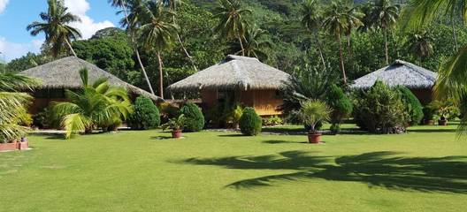 Gîte pour 2 personnes, avec jardin et vue dans Huahine
