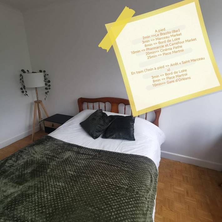 Gîte pour 2 personnes à Saint-Jean-le-Blanc