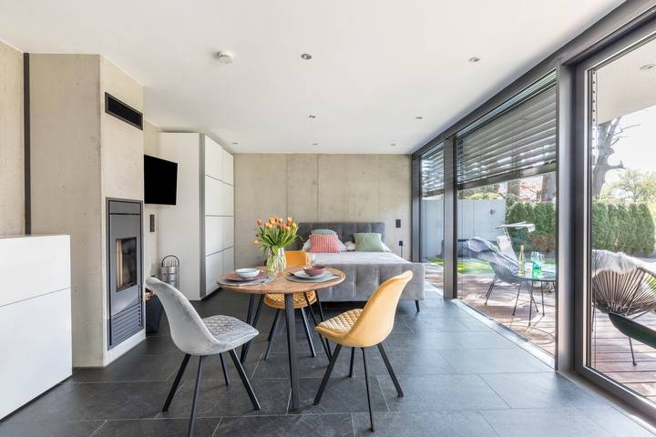 Studio pour 2 personnes, avec jardin et sauna, animaux acceptés - 1