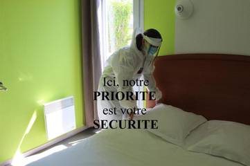 Hôtel pour 2 personnes, avec terrasse à La Chapelle-Saint-Luc