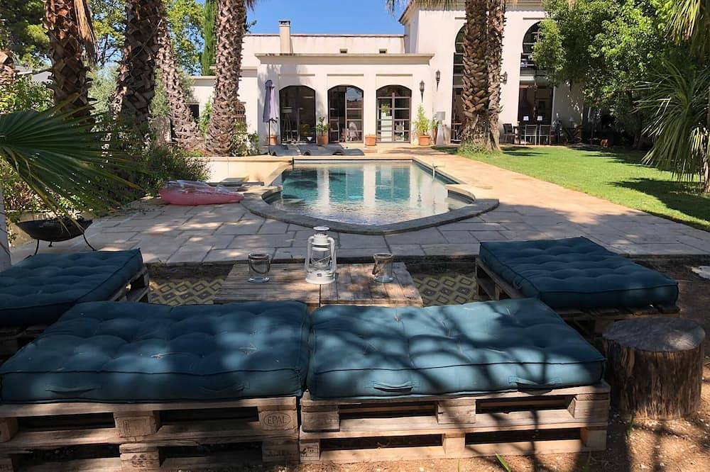 Moderne Villa mit Pool auf 1000 m² Grundstück, 10 km von Cap d'Agde in Florensac, Mittelmeerküste (Frankreich)