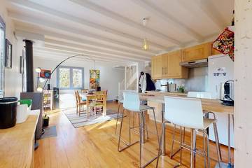 Gîte pour 6 personnes, avec terrasse et jardin à Longchaumois