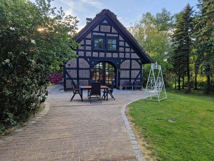 Ferienhaus für 4 Personen, mit Terrasse und Garten sowie Ausblick in Beverstedt