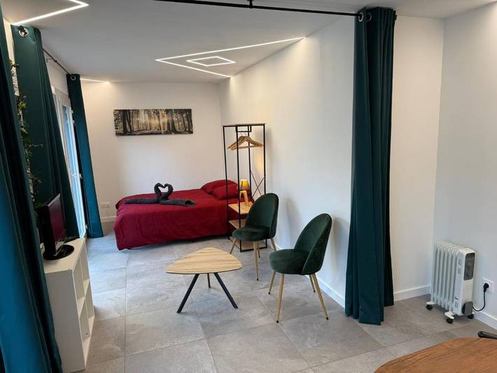 Appart’hôtel pour 2 personnes, avec jardin et terrasse