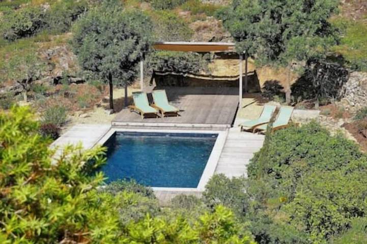 Gîte pour 4 personnes, avec piscine à Saint-Pierre-des-Champs