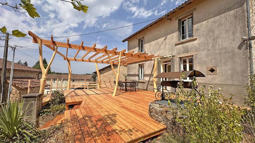 Gîte pour 4 personnes, avec Jardin