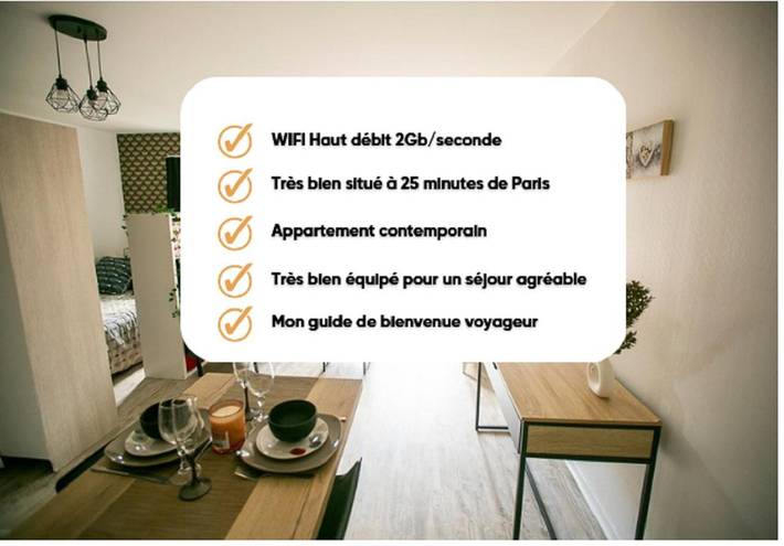 Gîte pour 2 personnes, avec terrasse à Les Mureaux - 2