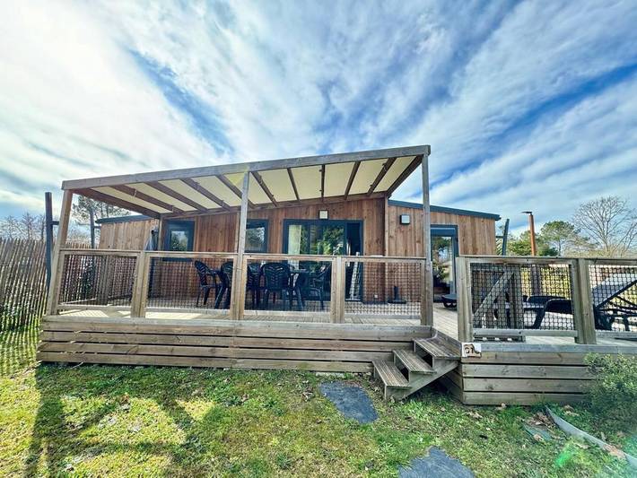 Gîte pour 6 personnes, avec jardin et piscine, animaux acceptés dans Golf Blue Green Gujan - 4