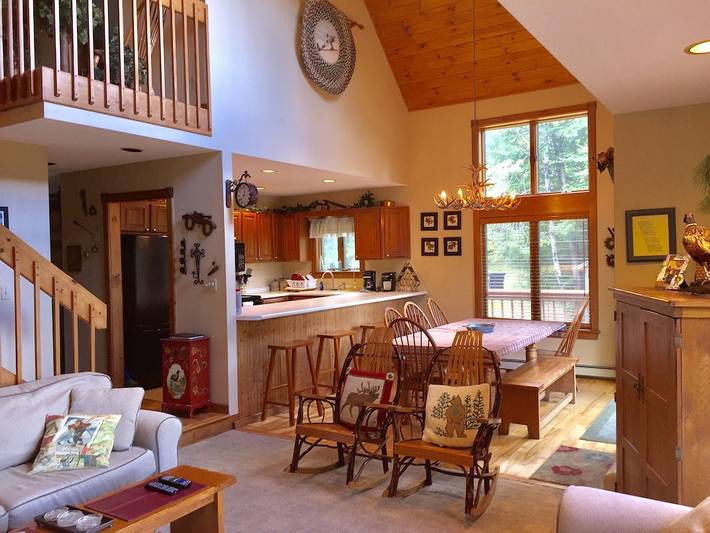 Vacation rental for 12 people, with hot tub and balcony in Vermont