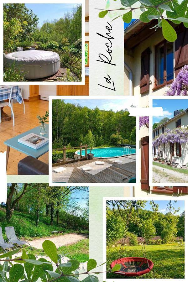 Location de vacances pour 5 personnes, avec jardin ainsi que piscine et vue, animaux acceptés à Vernoux-en-Gâtine