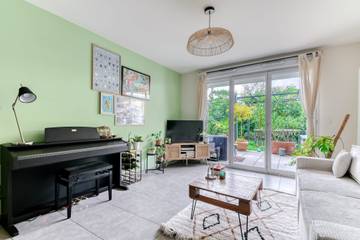 Gîte pour 4 personnes, avec jardin et terrasse, adapté aux familles à Villeurbanne