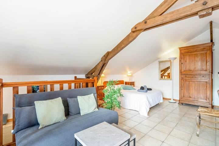 Studio pour 3 personnes, avec jacuzzi et jardin, adapté aux familles - 1