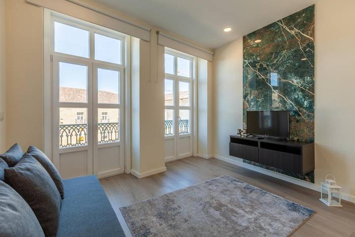 Apartamento entero, Apartamento 'Feel At Home - Largo Do Paço' con balcón y Wi-Fi in São José de São Lázaro e São João do Souto, Distrito de Braga
