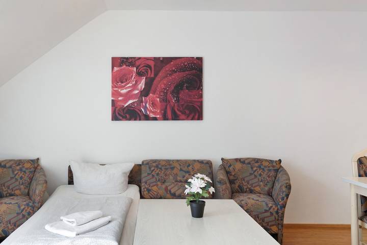 Appartement entier, Appartement 36, Dreiweltencard offerte et balcon – à 2 min à pied du Solemar in Bad Dürrheim, Forêt-Noire centrale