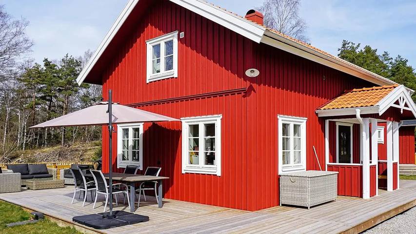 Ferienhaus für 9 Personen, mit Terrasse in Tanum
