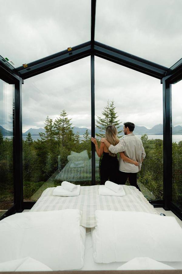 Lodge für 2 Personen, mit Whirlpool und Terrasse sowie Sauna und Ausblick in Troms - 2
