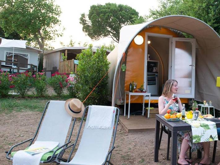 Zelt für 2 Personen, mit Kinderpool in der Toskana - 3