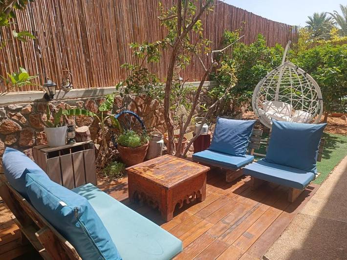 Appartement de vacances pour 2 personnes, avec vue et jardin