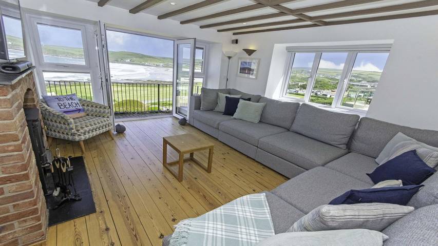Holiday rental for 8 people, with Ocean view and Balcony as well as Terrace and Garden in Croyde