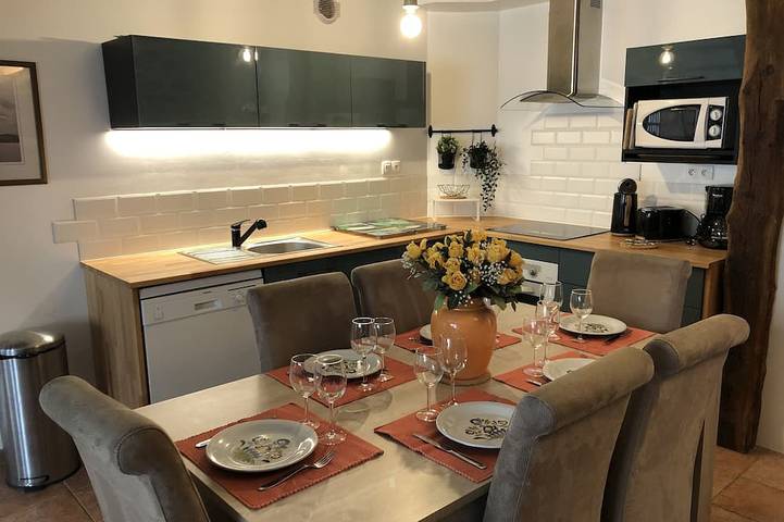 Location de vacances pour 6 personnes, avec terrasse et jardin dans le Golfe du Morbihan