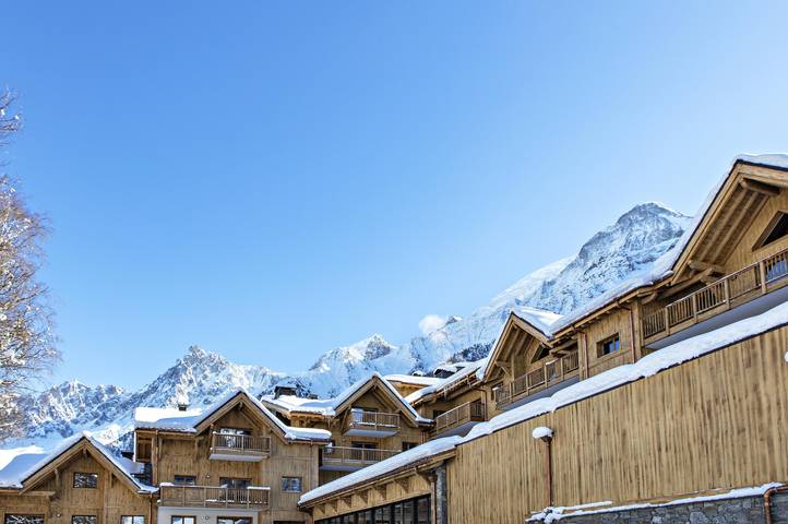 Chalet pour 6 personnes, avec balcon ainsi que vue et jardin à Les Houches