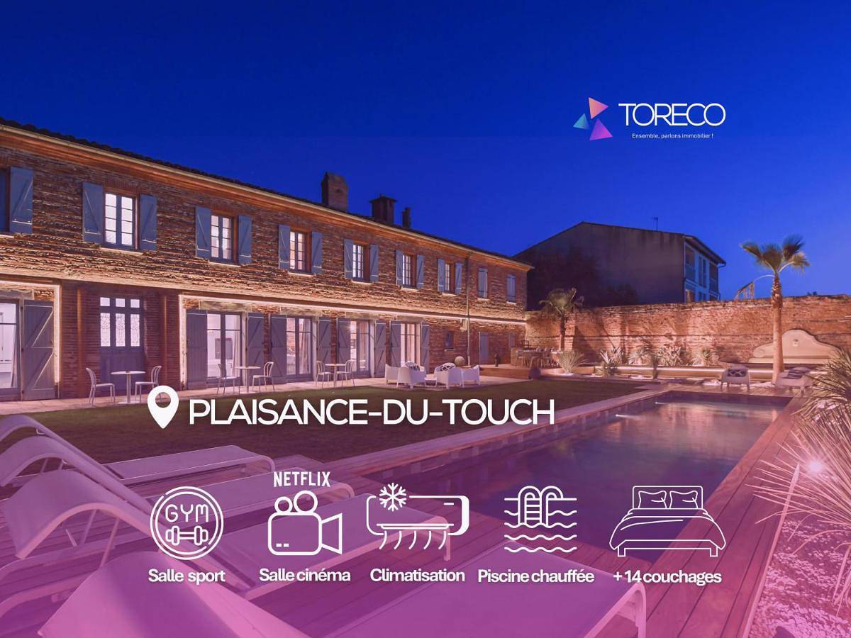Cocon Prestige - Piscine-Pétanque-Cinéma-Sport-15Personnes - All Inclusive in Plaisance-du-Touch, Toulouse et ses environs