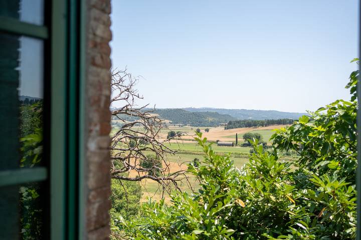 Villa 'Caio Alto' con Vista Montagna, Giardino Privato e Wi-Fi in Cetona, Chianti