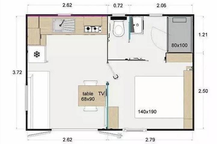 Camping pour 2 personnes