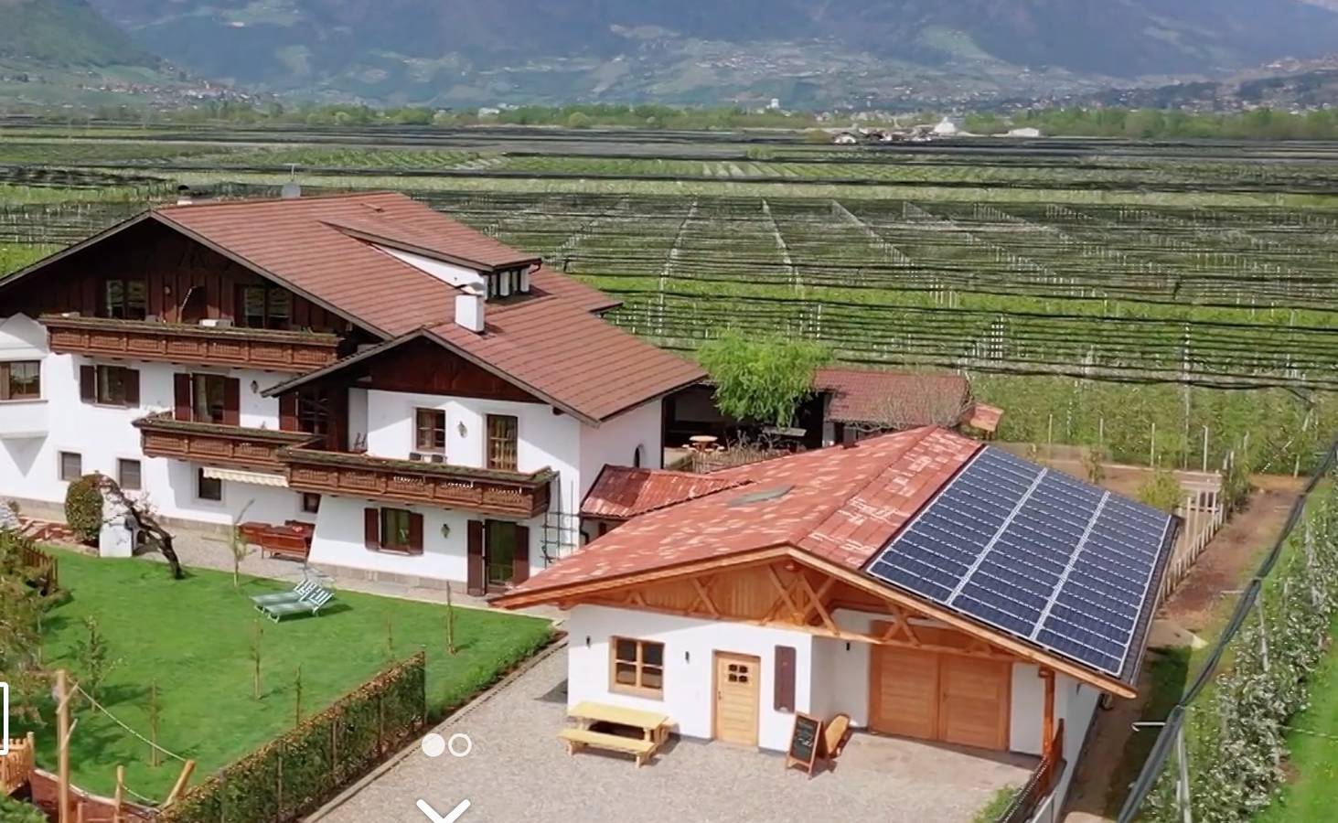 Ganze Wohnung, Ferienwohnung "Kammerhof Apfel" mit Bergblick, Wlan, Balkon & Garten in Mitterlana, Lana