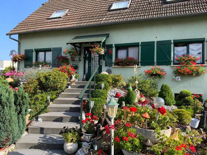 Appartement de vacances pour 2 personnes, avec Terrasse ainsi que Jardin et Vue