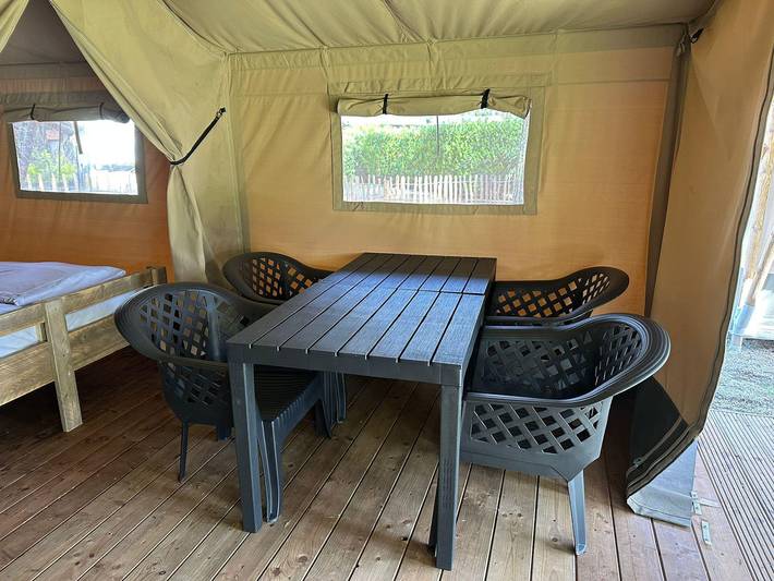 Camping für 4 Personen, mit Balkon/Terrasse und Terrasse in Flandern - 3
