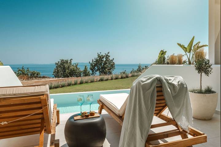 Ferienhaus für 2 Personen, mit Terrasse und Garten