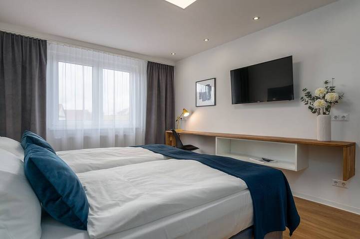 Ferienwohnung für 3 Personen, mit Terrasse und Garten