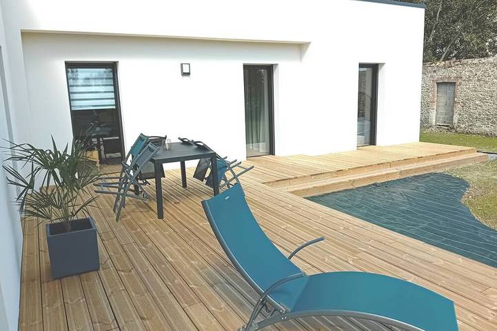 Maison de vacances pour 6 personnes à Gouville-sur-Mer